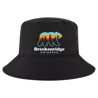 Breckenridge Colorado Bear Mountains Trees Cool Comfort Performance Bucket Hat