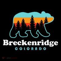 Breckenridge Colorado Bear Mountains Trees T-Shirt