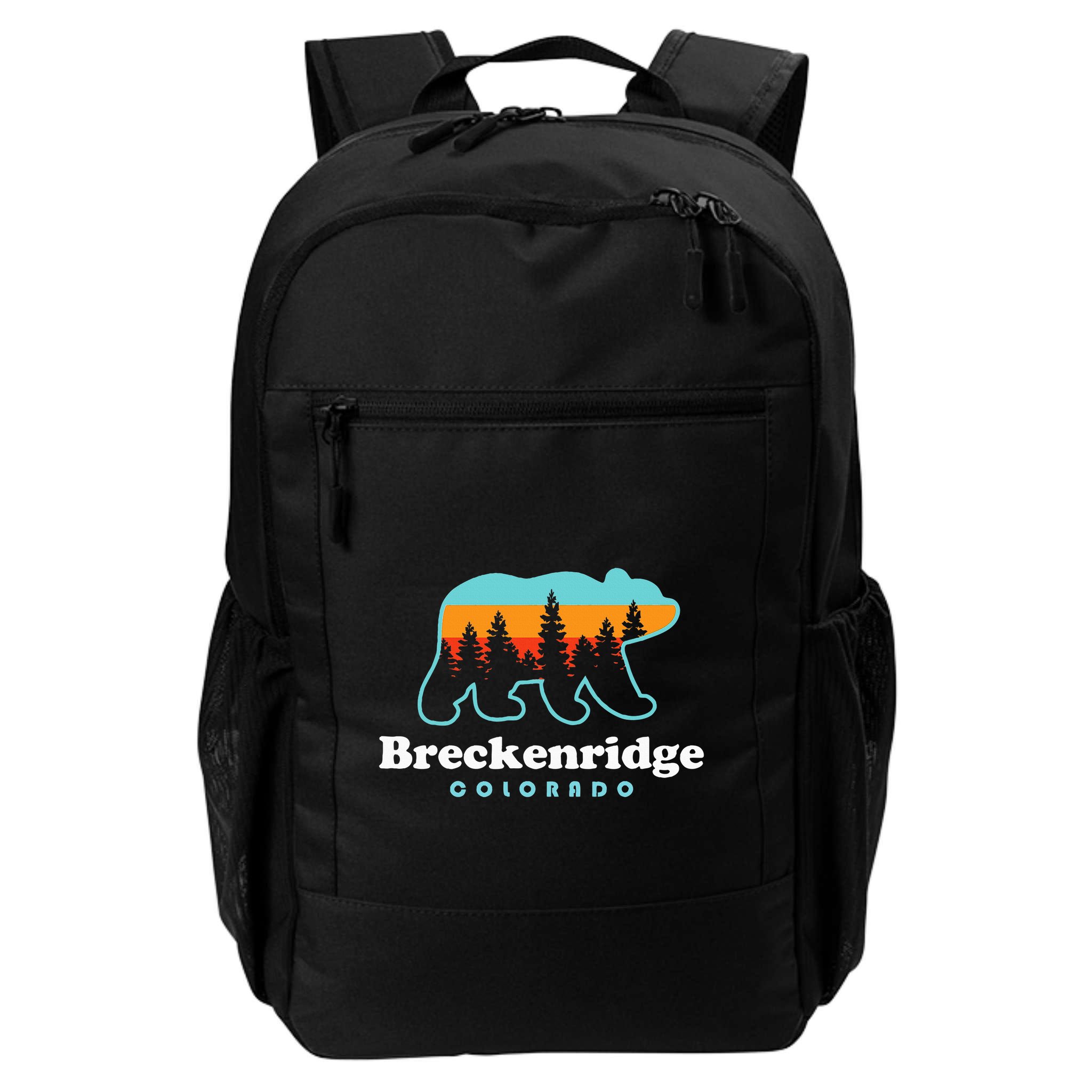 Breckenridge Colorado Bear Mountains Trees Backpack
