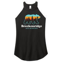 Breckenridge Colorado Bear Mountains Trees Women's Perfect Tri Rocker Tank