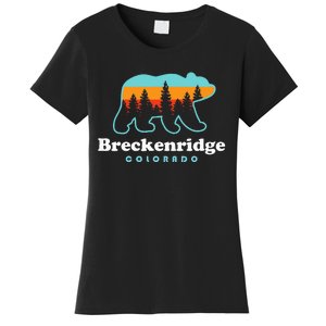 Breckenridge Colorado Bear Mountains Trees Women's T-Shirt