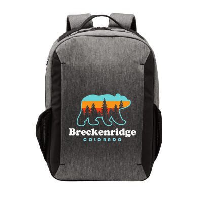 Breckenridge Colorado Bear Mountains Trees Vector Backpack