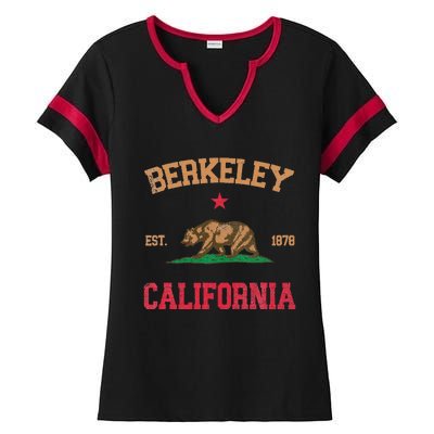 Berkeley California Ladies Halftime Notch Neck Tee