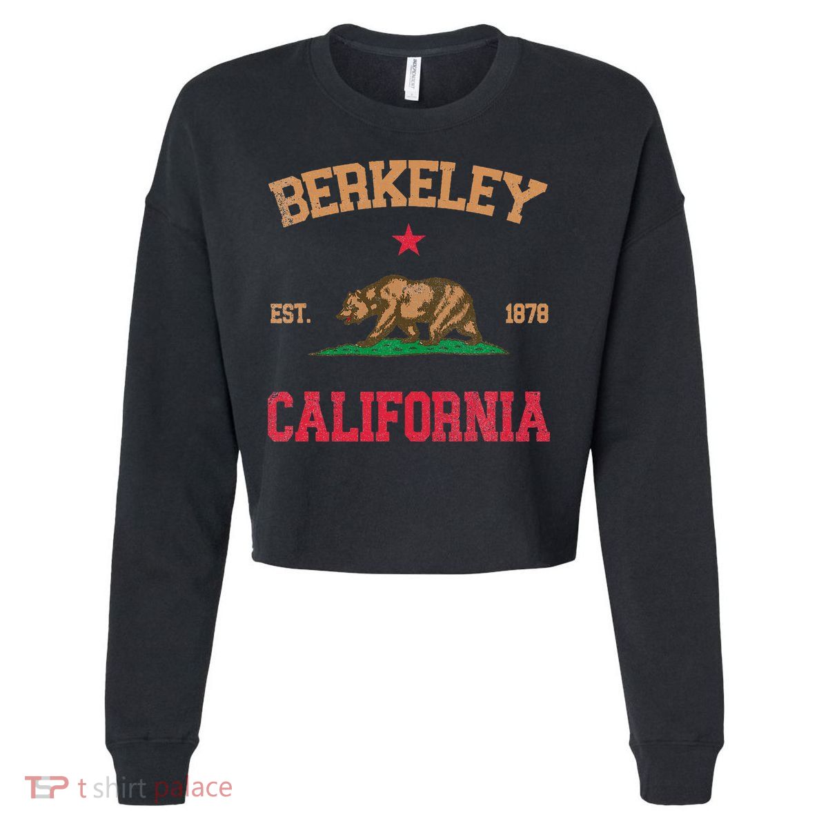 Berkeley California Cropped Pullover Crew