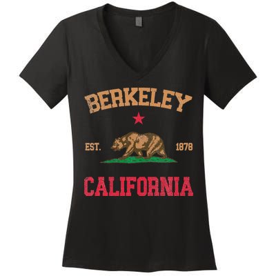 Berkeley California Women's V-Neck T-Shirt