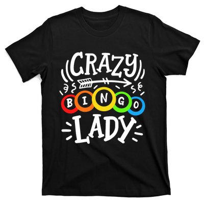 Bingo Crazy Bingo Lady T-Shirt