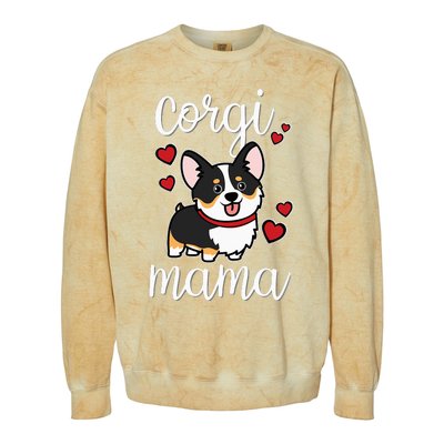 Black Corgi Colorblast Crewneck Sweatshirt