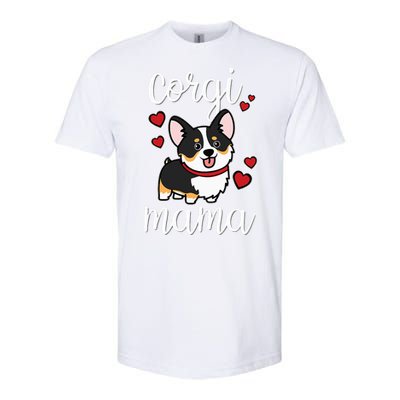 Black Corgi Softstyle CVC T-Shirt