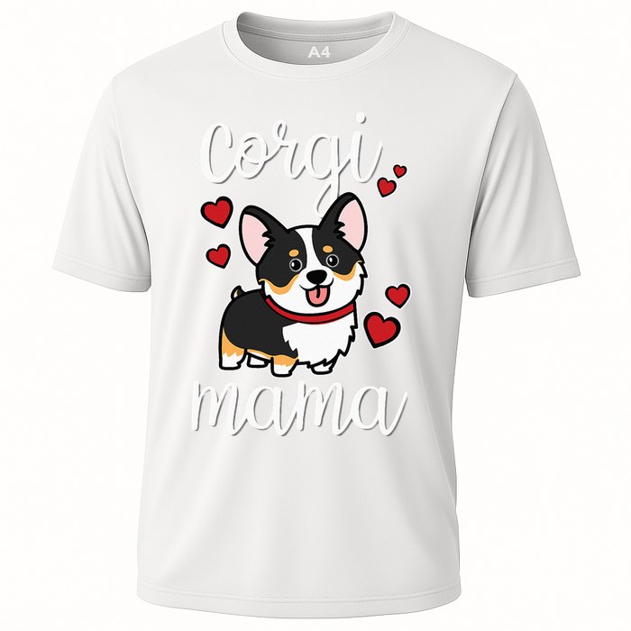 Black Corgi Cooling Performance Crew T-Shirt