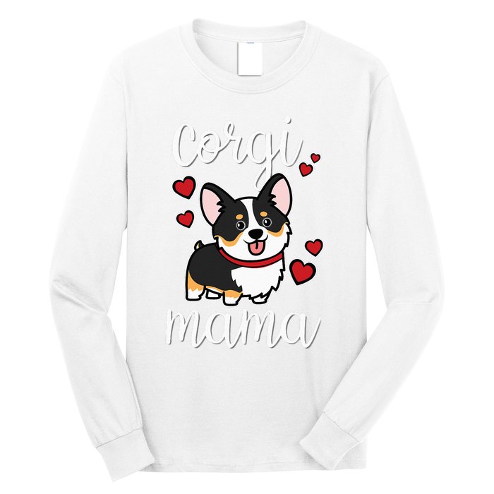 Black Corgi Long Sleeve Shirt