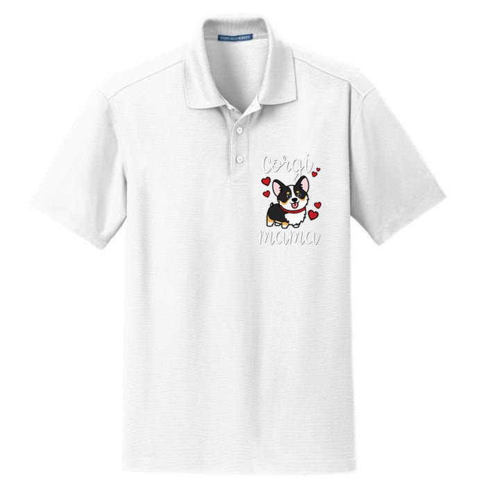 Black Corgi Dry Zone Grid Polo