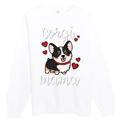 Black Corgi Premium Crewneck Sweatshirt