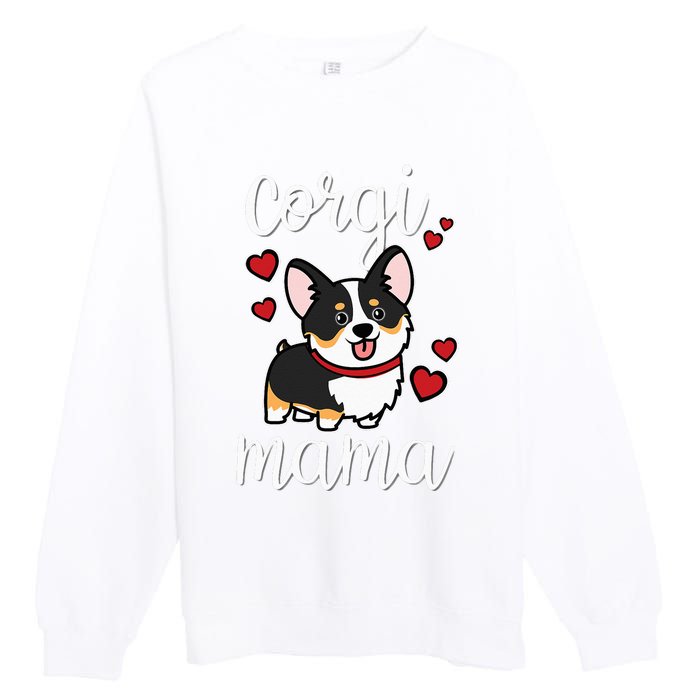 Black Corgi Premium Crewneck Sweatshirt