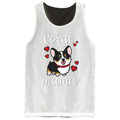 Black Corgi Mesh Reversible Basketball Jersey Tank