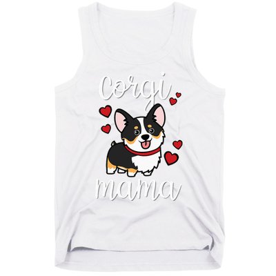 Black Corgi Tank Top