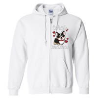 Black Corgi Full Zip Hoodie