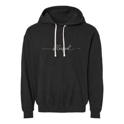 Blessed Cute Garment-Dyed Fleece Hoodie