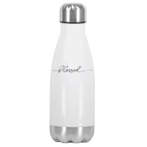 Blessed Cute Stainless Steel Insulated Water Bottle