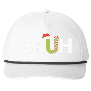 Bruh Christmas Snapback Five-Panel Rope Hat