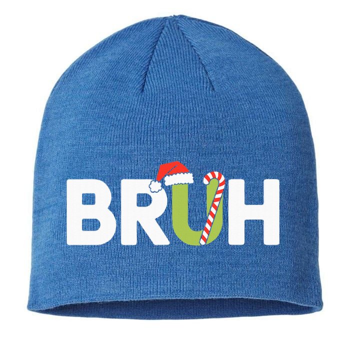 Bruh Christmas Sustainable Beanie