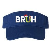 Bruh Christmas Valucap Bio-Washed Visor