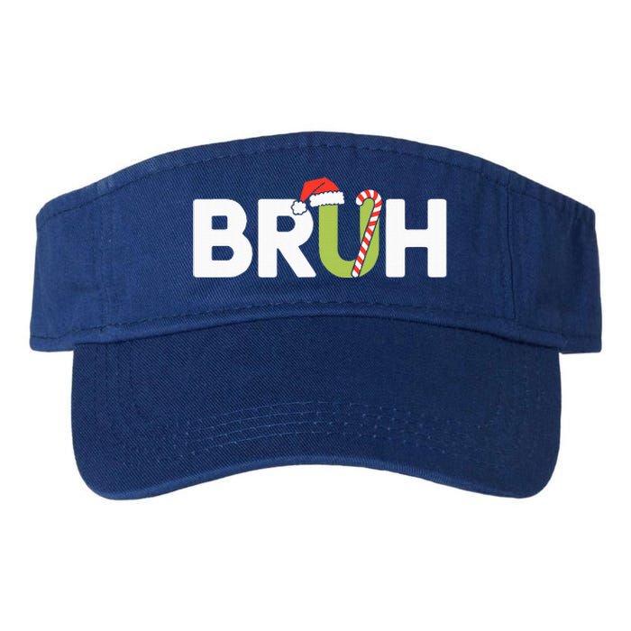 Bruh Christmas Valucap Bio-Washed Visor