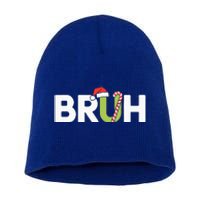 Bruh Christmas Short Acrylic Beanie