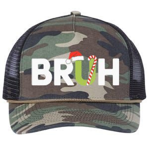 Bruh Christmas Retro Rope Trucker Hat Cap