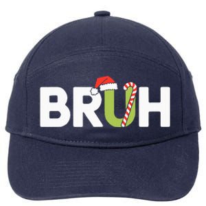 Bruh Christmas 7-Panel Snapback Hat