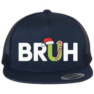 Bruh Christmas Flat Bill Trucker Hat