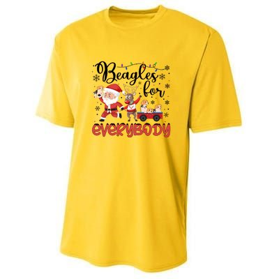 Beagle Christmas Beagles For Everybody Beagle Xmas Great Gift Youth Performance Sprint T-Shirt