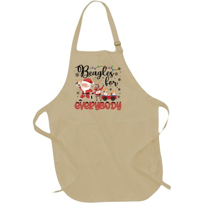 Beagle Christmas Beagles For Everybody Beagle Xmas Great Gift Full-Length Apron With Pockets