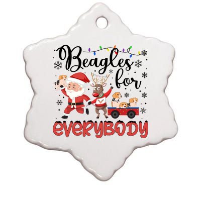 Beagle Christmas Beagles For Everybody Beagle Xmas Great Gift Ceramic Star Ornament