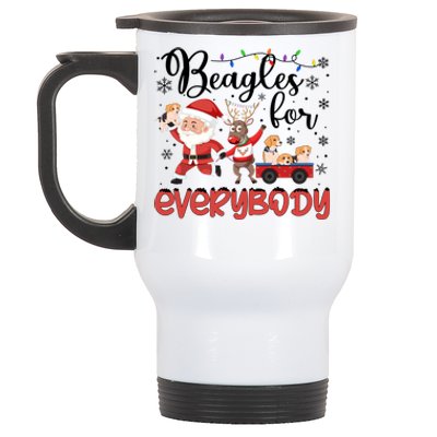 Beagle Christmas Beagles For Everybody Beagle Xmas Great Gift Stainless Steel Travel Mug