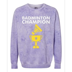 Badminton Champion Birdie Colorblast Crewneck Sweatshirt