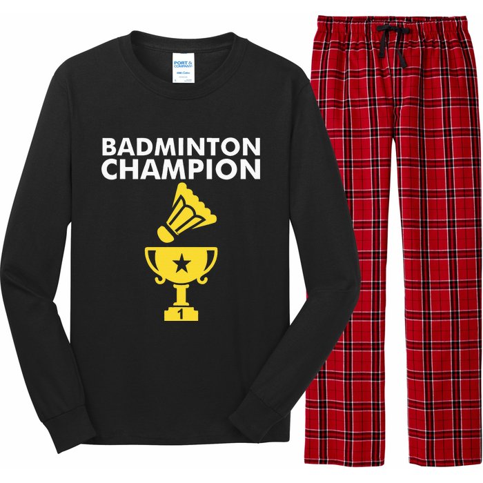 Badminton Champion Birdie Long Sleeve Pajama Set