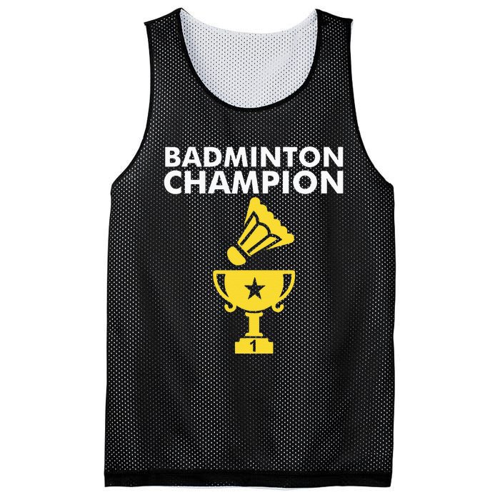 Badminton Champion Birdie Mesh Reversible Basketball Jersey Tank