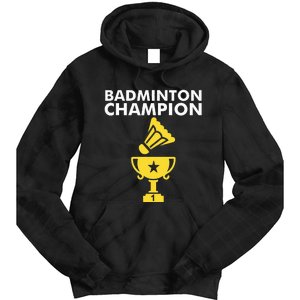 Badminton Champion Birdie Tie Dye Hoodie