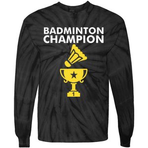 Badminton Champion Birdie Tie-Dye Long Sleeve Shirt