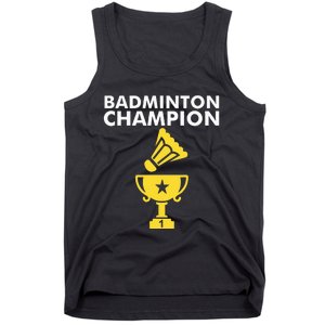 Badminton Champion Birdie Tank Top