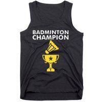 Badminton Champion Birdie Tank Top