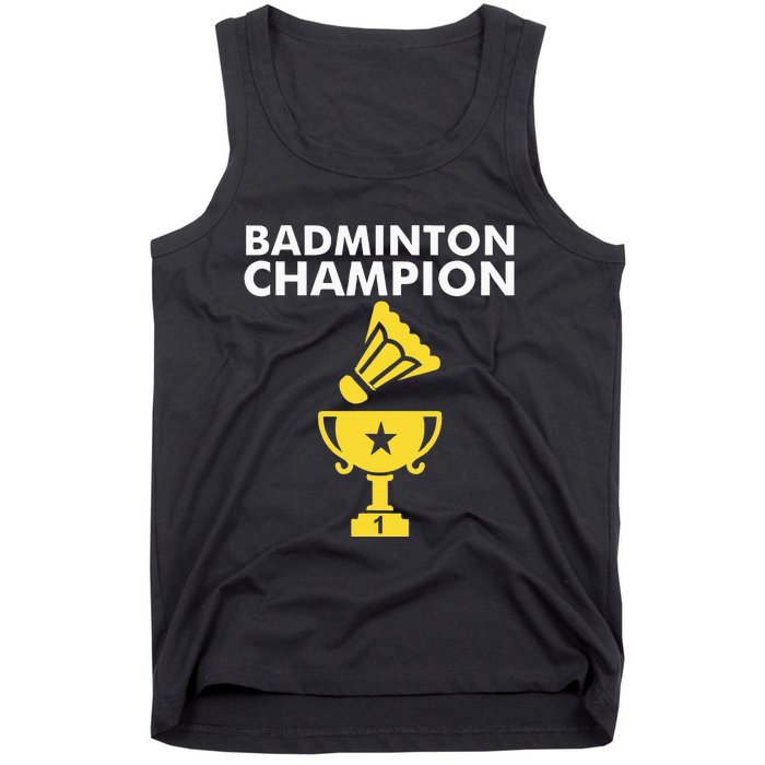 Badminton Champion Birdie Tank Top