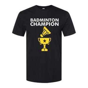 Badminton Champion Birdie Softstyle CVC T-Shirt