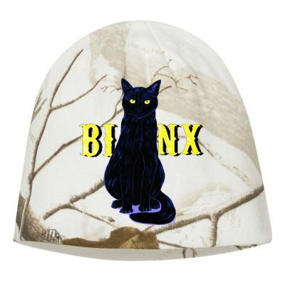 Black Cat Binx Halloween Gifts Party Kati - Camo Knit Beanie