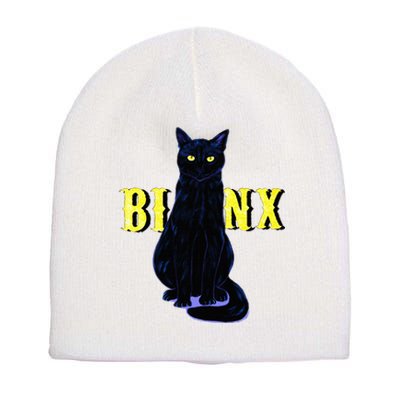 Black Cat Binx Halloween Gifts Party Short Acrylic Beanie