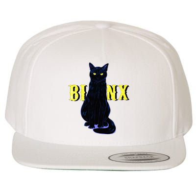 Black Cat Binx Halloween Gifts Party Wool Snapback Cap