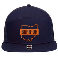 BurrOh Cincinnati 7 Panel Mesh Trucker Snapback Hat