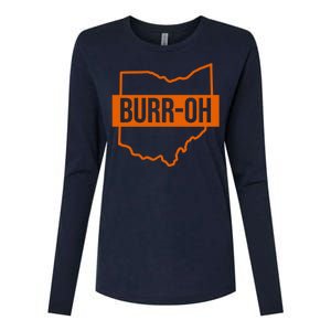 BurrOh Cincinnati Womens Cotton Relaxed Long Sleeve T-Shirt