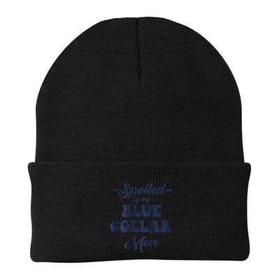 Blue Collar Better Half Spoiled By My Blue Collar Man Beanie