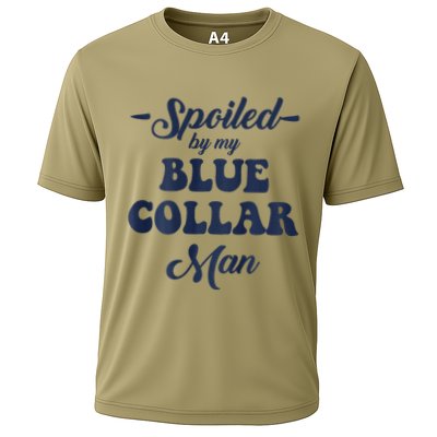 Blue Collar Better Half Spoiled By My Blue Collar Man Performance Shirt